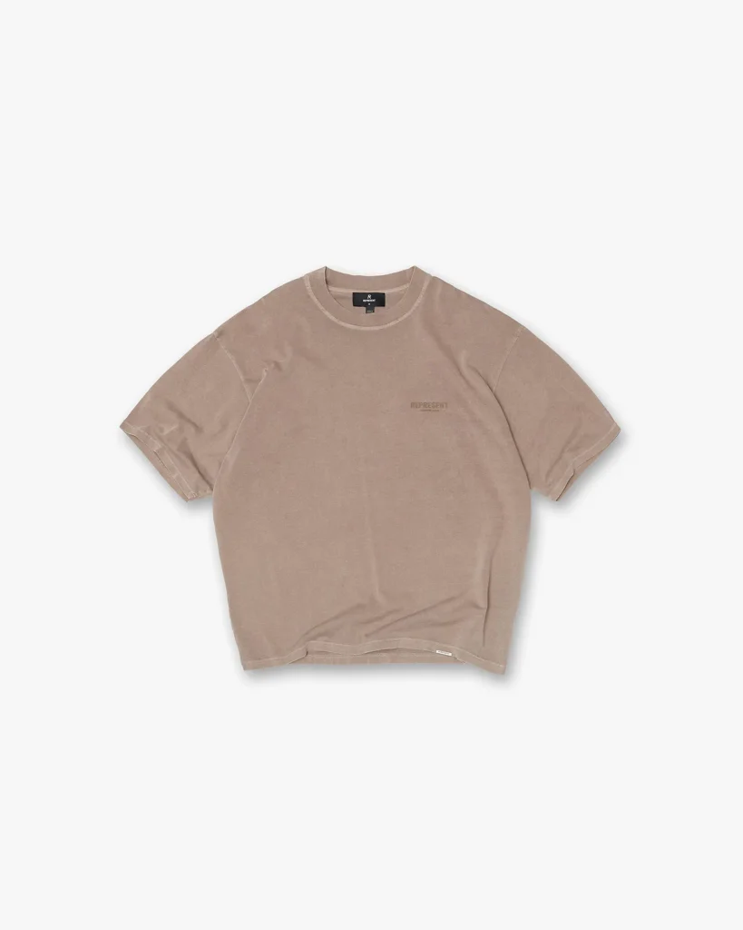 Represent Owners Club T-Shirt - Mushroom - Front Side
